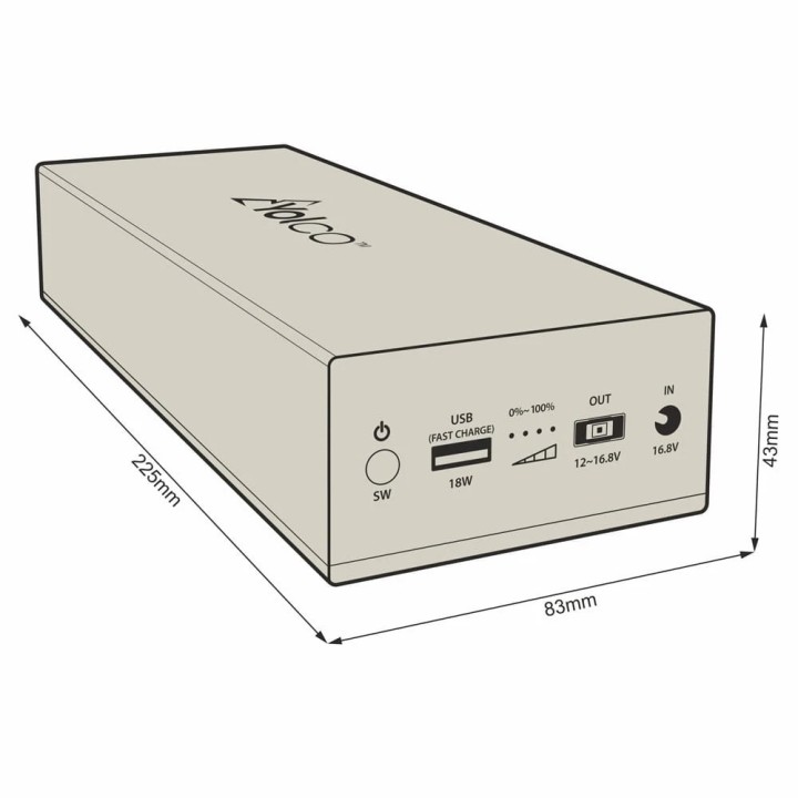 Yolco CSX5 external battery for portable fridges, 187.2 Wh - view 11