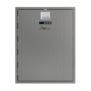 Yolco QL90 Silver 85 L built-in fridge for campers, 12/24V