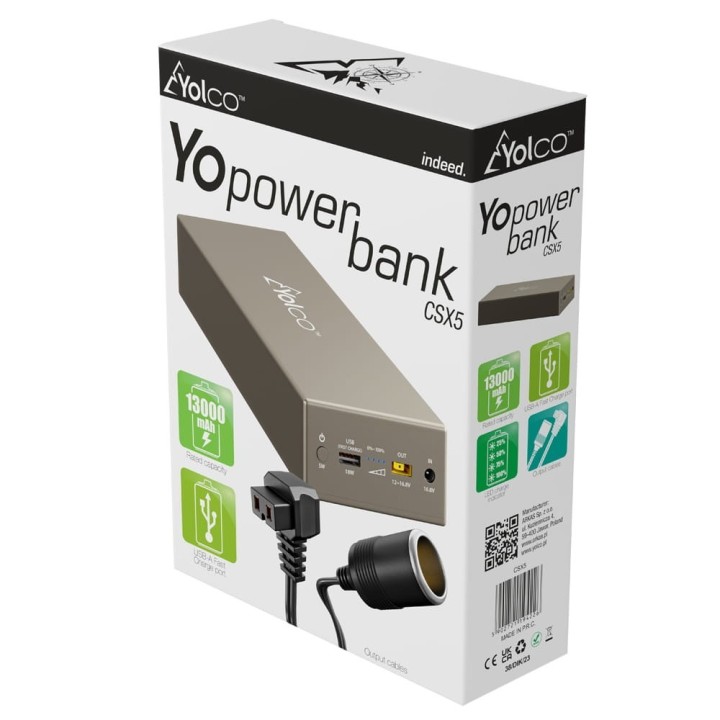 Yolco CSX5 external battery for portable fridges, 187.2 Wh - view 12