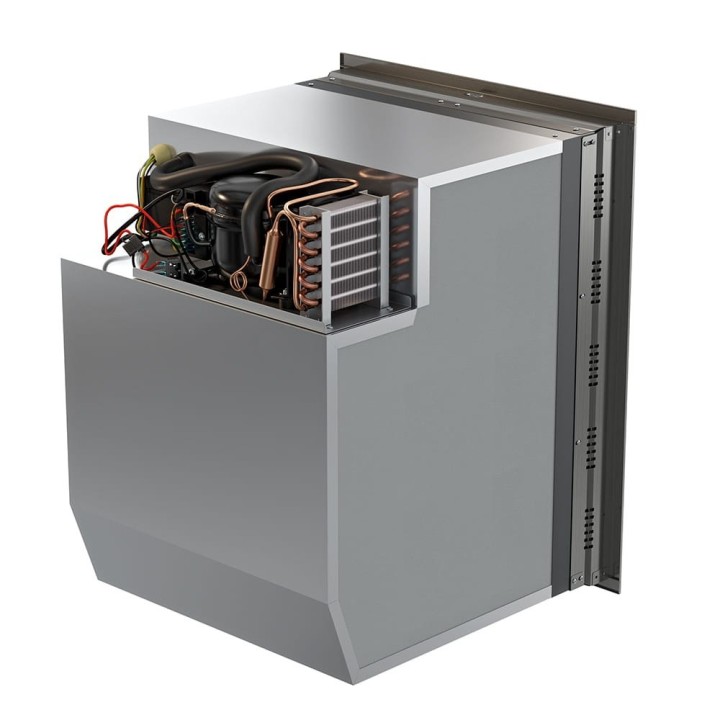 Yolco QL90 Silver 85 L built-in fridge for campers, 12/24V