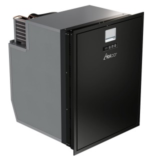 Yolco QL90 Black 85 L built-in fridge for campers, 12/24V