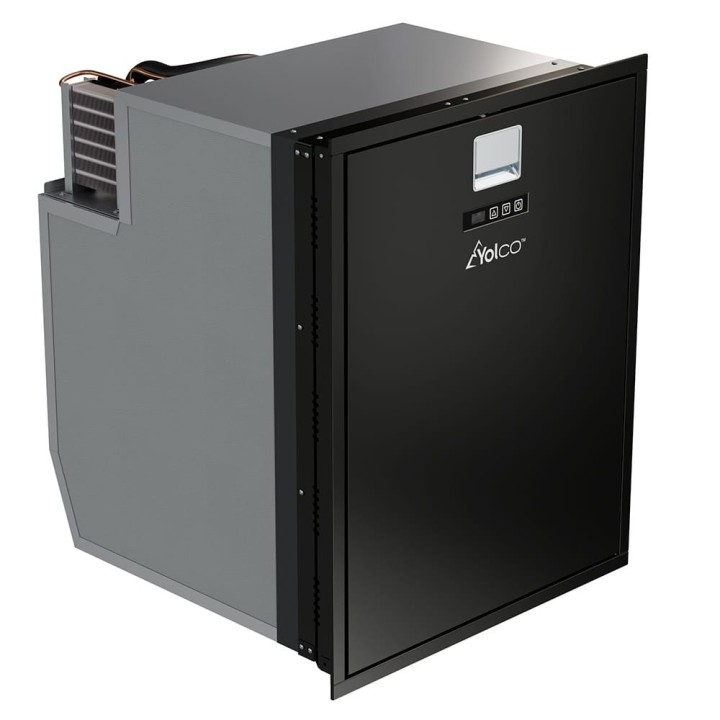 Yolco QL90 Black 85 L built-in fridge for campers, 12/24V