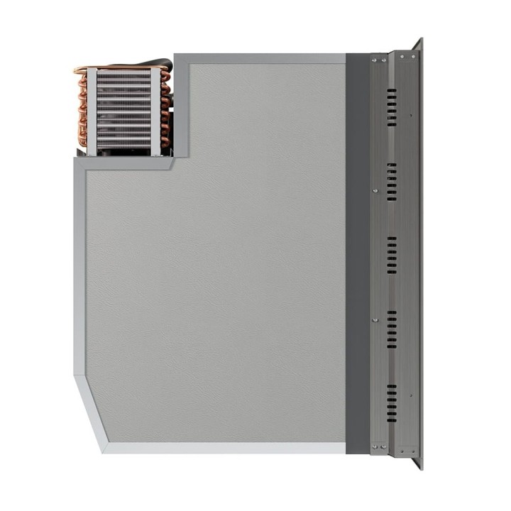 Yolco QL90 Silver 85 L built-in fridge for campers, 12/24V