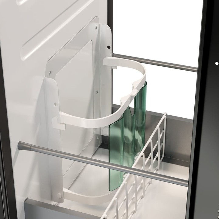 Yolco QL90 Black 85 L built-in fridge for campers, 12/24V