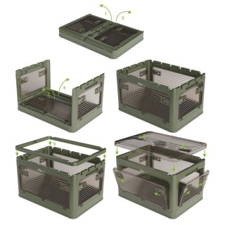 Yolco FB40 Green folding box 40 L for camping trips