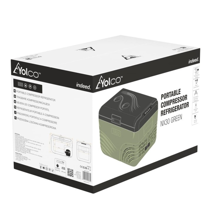 Yolco NX30 Green 28 L compressor fridge | Szekla4x4