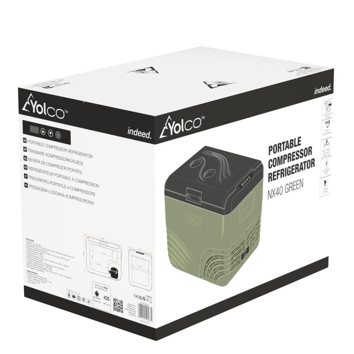 Yolco NX40 Green 37 L compressor fridge | Szekla4x4