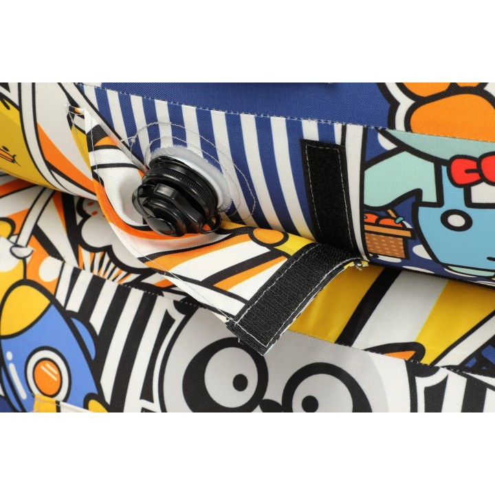 Yolco GS1P Inflatable Armchair with Colourful Print, up to 200 kg - view 2