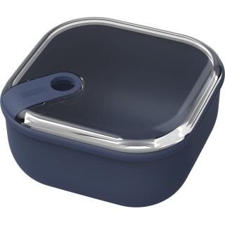 Rotho ELA 1 l Airtight Food Storage Container, Navy