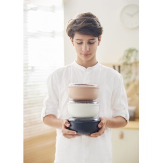 Rotho ELA 0.75 l Airtight Food Storage Container, Navy