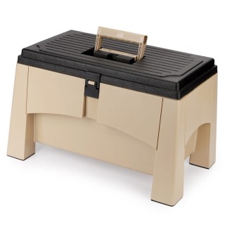 Yolco ST2 Sand Storage Step Stool 27.6 L, Sand