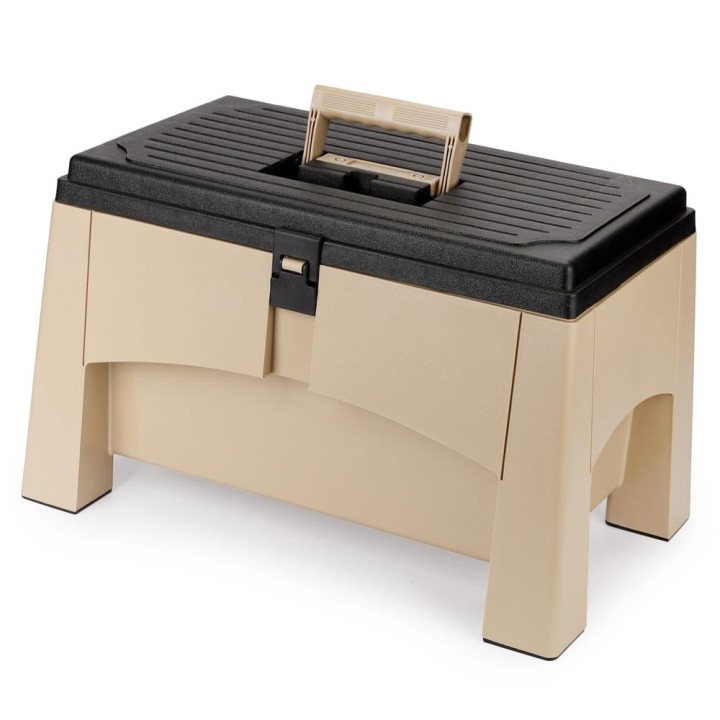 Yolco ST2 Sand Storage Step Stool 27.6 L, Sand