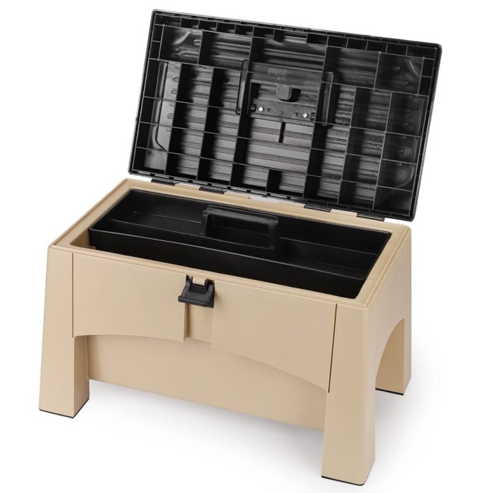 Yolco ST2 Sand Storage Step Stool 27.6 L, Sand - view 4