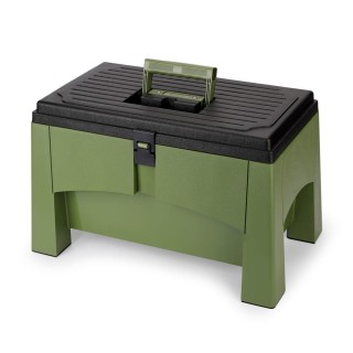 Yolco ST2 Green Storage Step Stool 27.6 L, Green