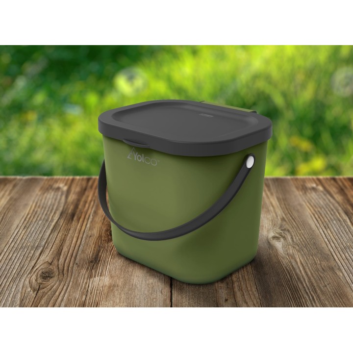 Yolco Albula mini multibag 6 L olive green with lid