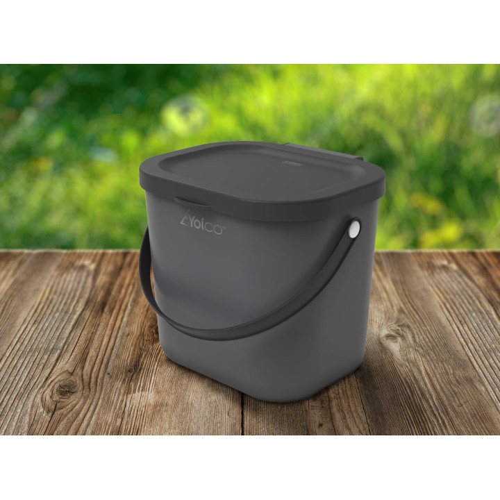 Yolco Albula graphite 6 L mini multibag with lid, recycled