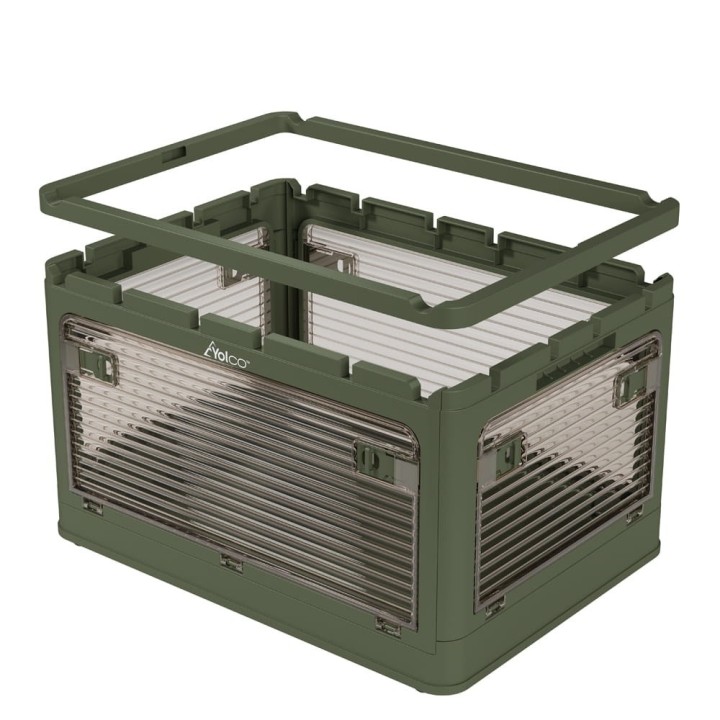 Yolco FB47 Green collapsible box, front access, green