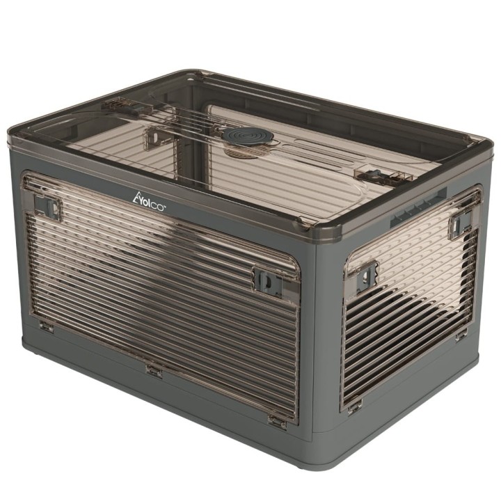 Yolco FB55 Carbon 55 L folding box with wheels, graphite