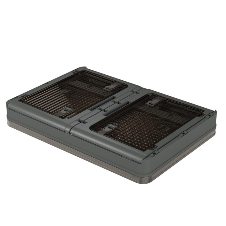 Yolco FB55 Carbon 55 L folding box with wheels, graphite