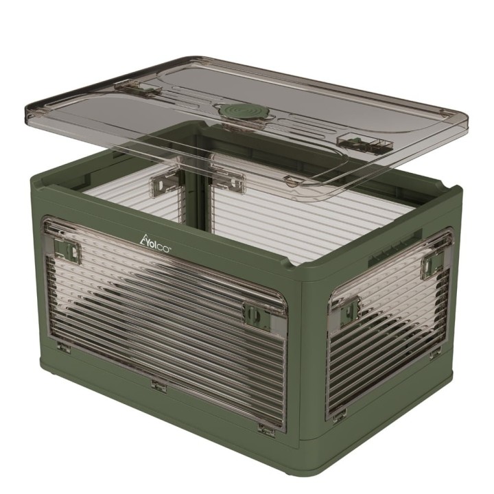 Yolco FB47 Green collapsible box, front access, green