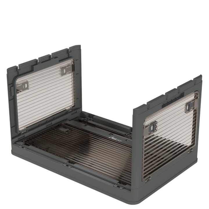 Yolco FB55 Carbon 55 L folding box with wheels, graphite