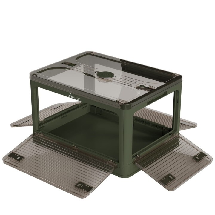 Yolco FB47 Green collapsible box, front access, green