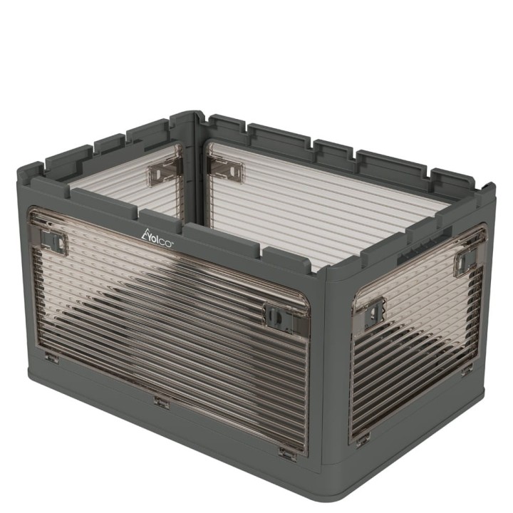 Yolco FB55 Carbon 55 L folding box with wheels, graphite