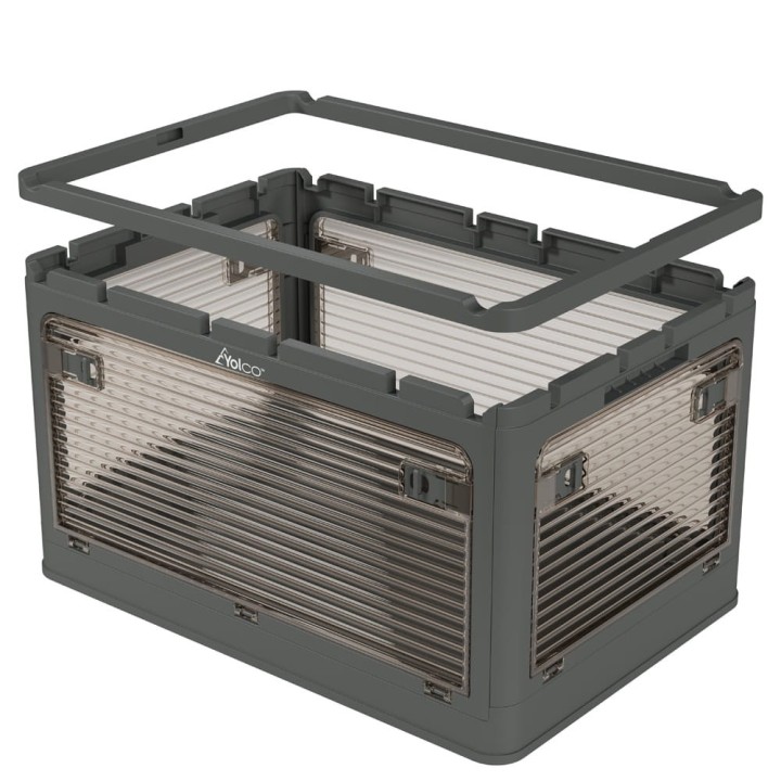 Yolco FB55 Carbon 55 L folding box with wheels, graphite