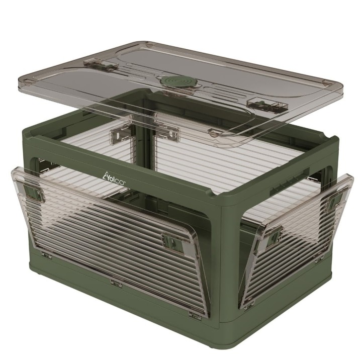 Yolco FB47 Green collapsible box, front access, green