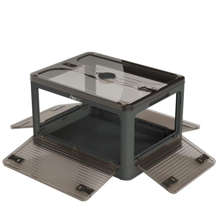 Yolco FB47 Carbon folding box with side door, 47 L