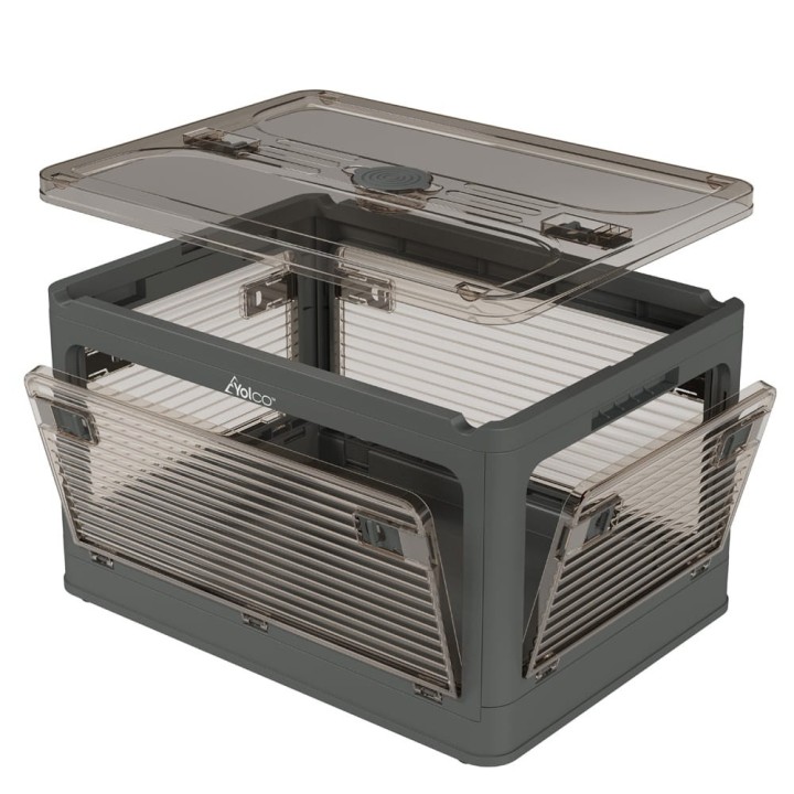 Yolco FB47 Carbon folding box with side door, 47 L
