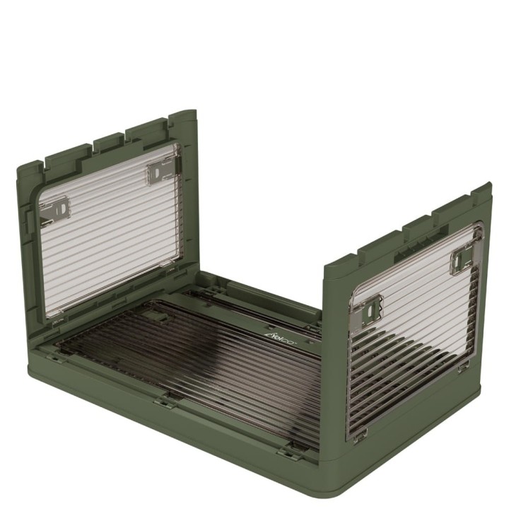 Yolco FB55 Green 55 L collapsible storage box, green
