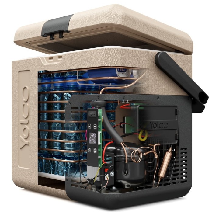 Yolco ET18 Sand 17 L compressor fridge | Szekla4x4