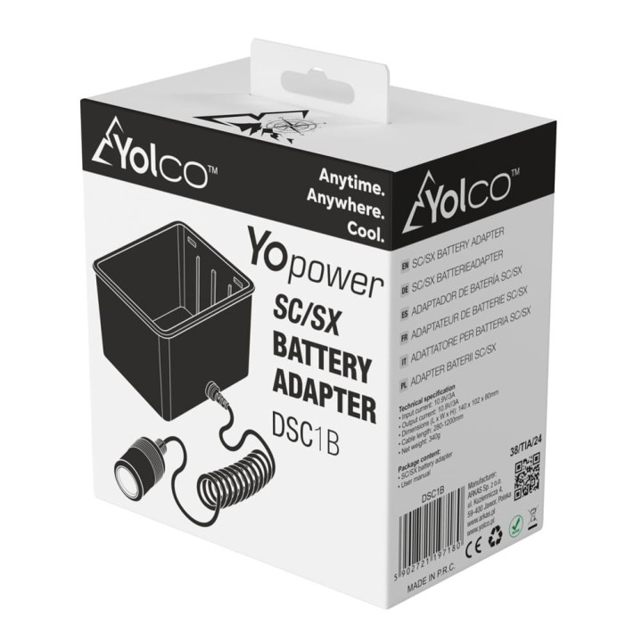 Yolco DSC1B battery adapter for fridges | Szekla4x4