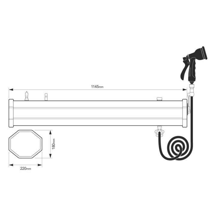 Yolco WT30 Roof Rack Water Tank with Shower 30 L - view 20