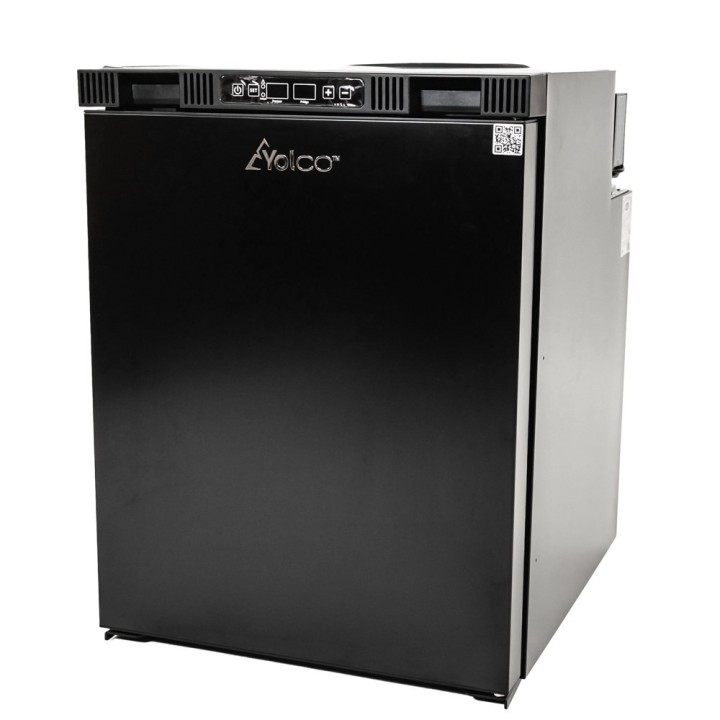 Yolco RL75M Black 72 L built-in fridge with freezer