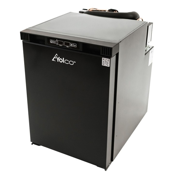 Yolco RL50M Black 42.6 L built-in fridge with freezer