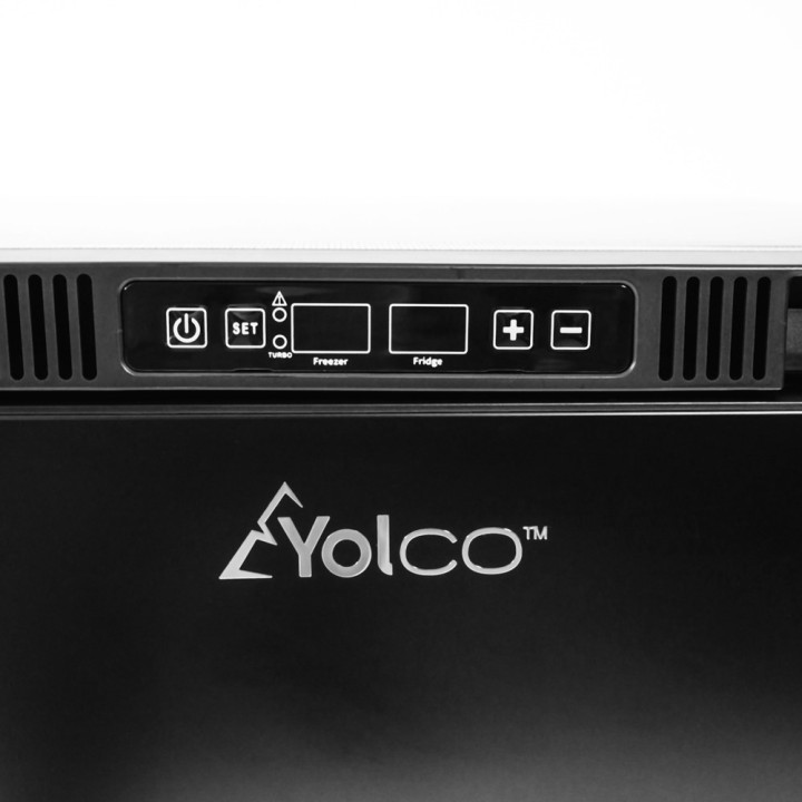 Yolco RL75M Black 72 L built-in fridge with freezer