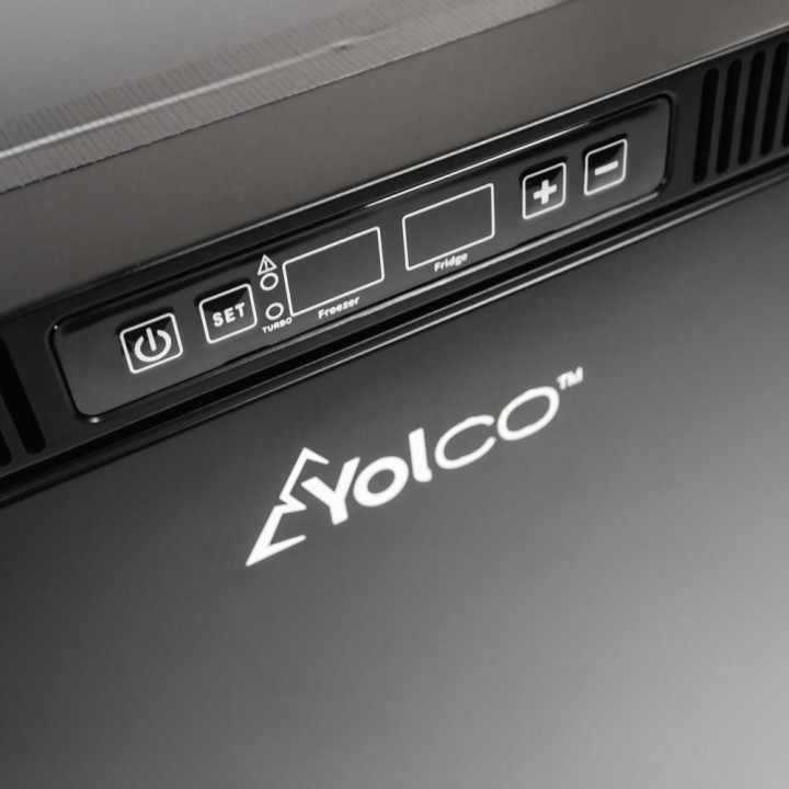 Yolco RL75M Black 72 L built-in fridge with freezer