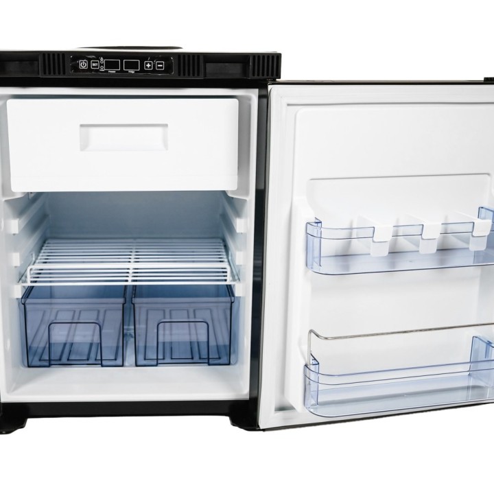 Yolco RL75M Black 72 L built-in fridge with freezer