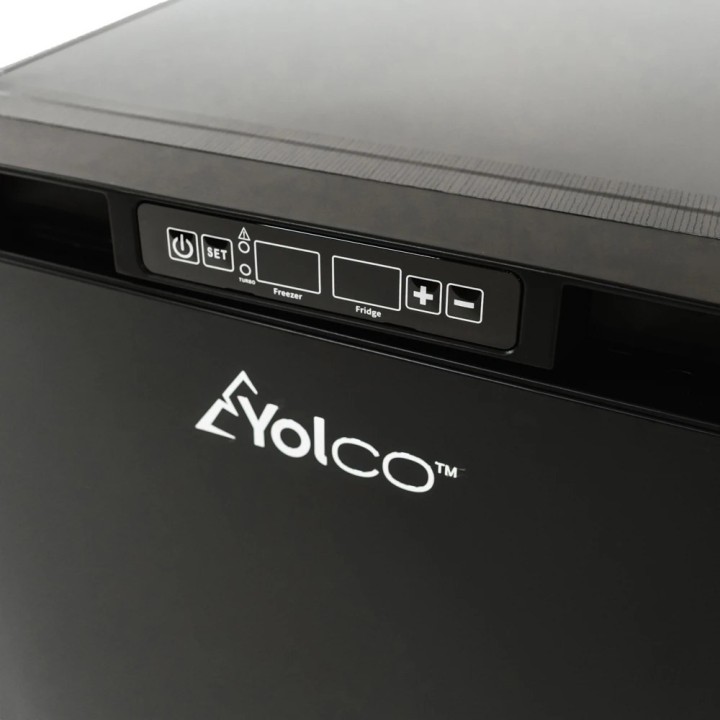 Yolco RL50M Black 42.6 L built-in fridge with freezer