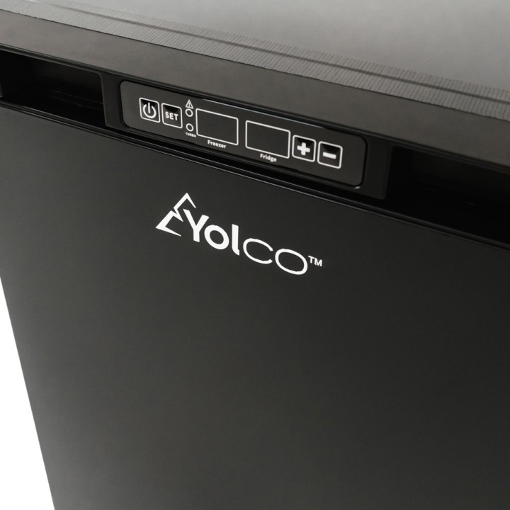 Yolco RL50M Black 42.6 L built-in fridge with freezer
