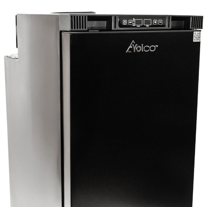 Yolco RL130M Black 132 L built-in fridge with freezer