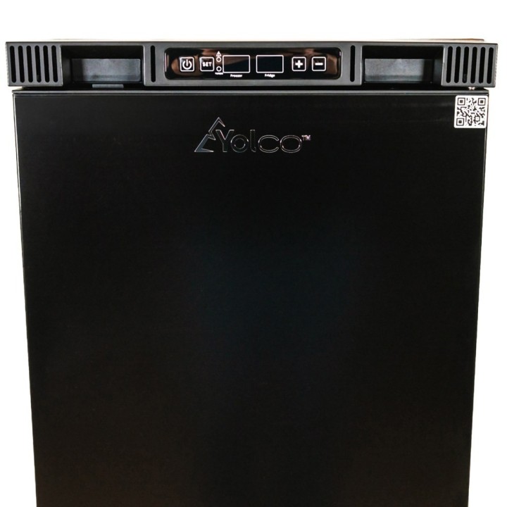 Yolco RL130M Black 132 L built-in fridge with freezer