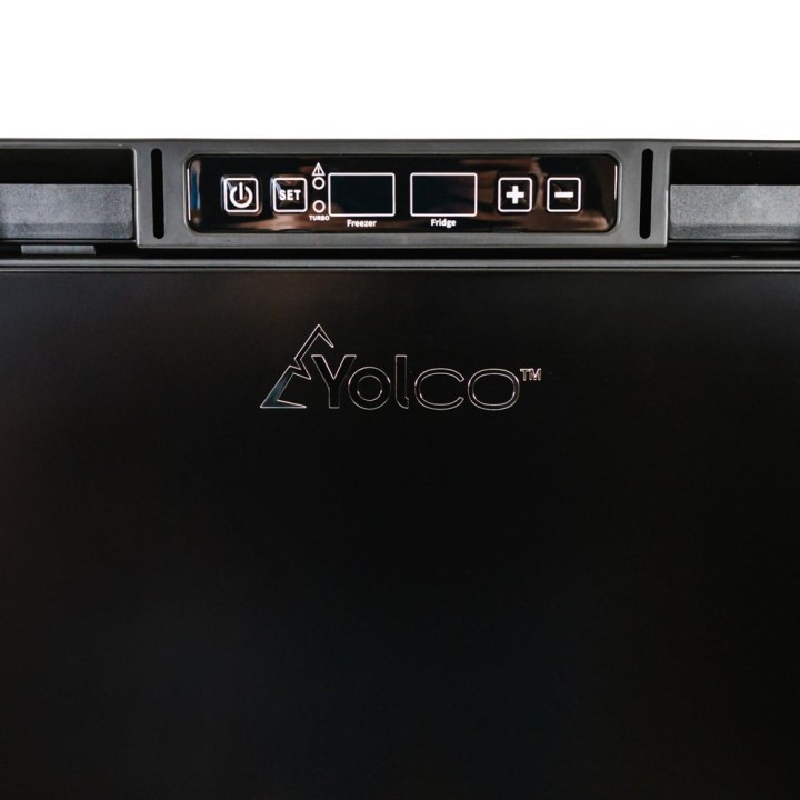 Yolco RL130M Black 132 L built-in fridge with freezer
