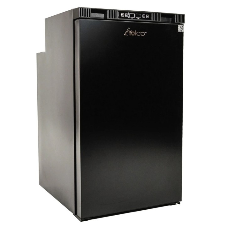Yolco RL105M Black 104 L built-in fridge with freezer