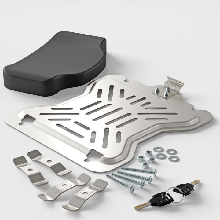 Yolco MCX17 Silver 17 L compressor motorcycle topcase