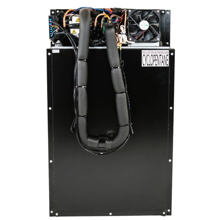 Yolco RL105M Black 104 L built-in fridge with freezer
