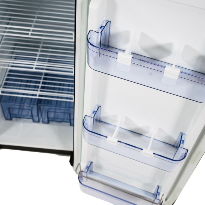 Yolco RL130M Black 132 L built-in fridge with freezer