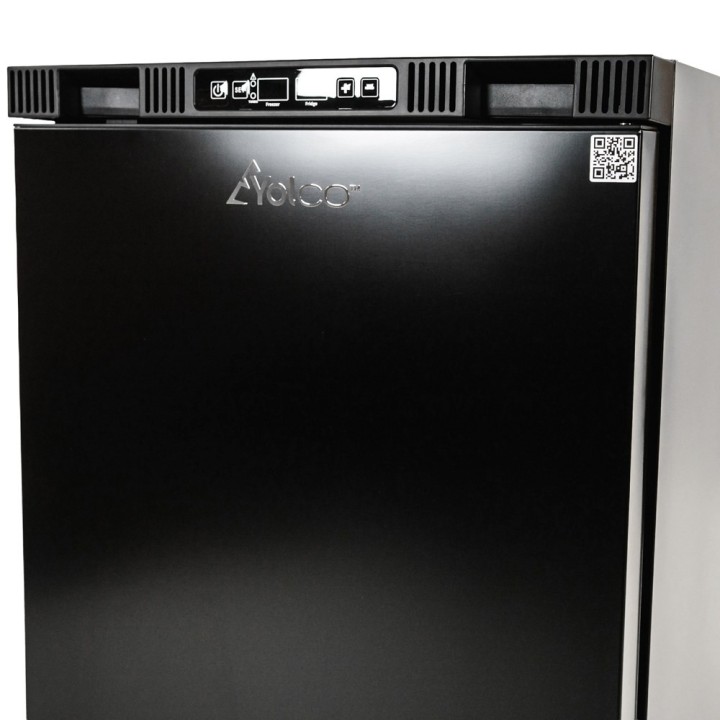 Yolco RL105M Black 104 L built-in fridge with freezer